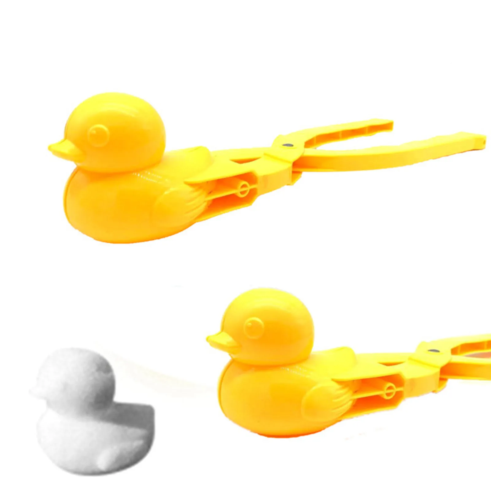 

10/50pcs Plastic Duck Snowball Maker Clip Children Outdoor Winter Snowball Fight Toys Duck Snowman Maker Clip Fun Sports Toys