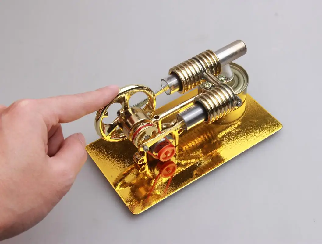 2020 Новый мини двигатель Stirling внешнего сгорания микро генератор модель с паровым