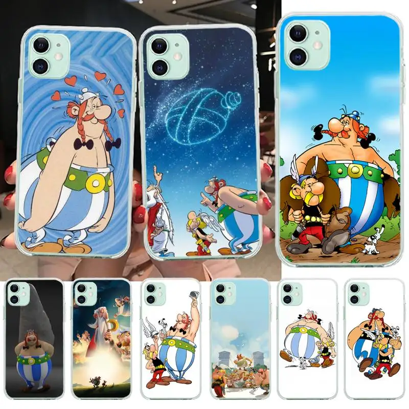 HPCHCJHM Asterix и Obelix DIY чехол для телефона с рисунком iPhone 11 pro XS MAX 8 7 6 6S Plus X 5S SE 2020 XR