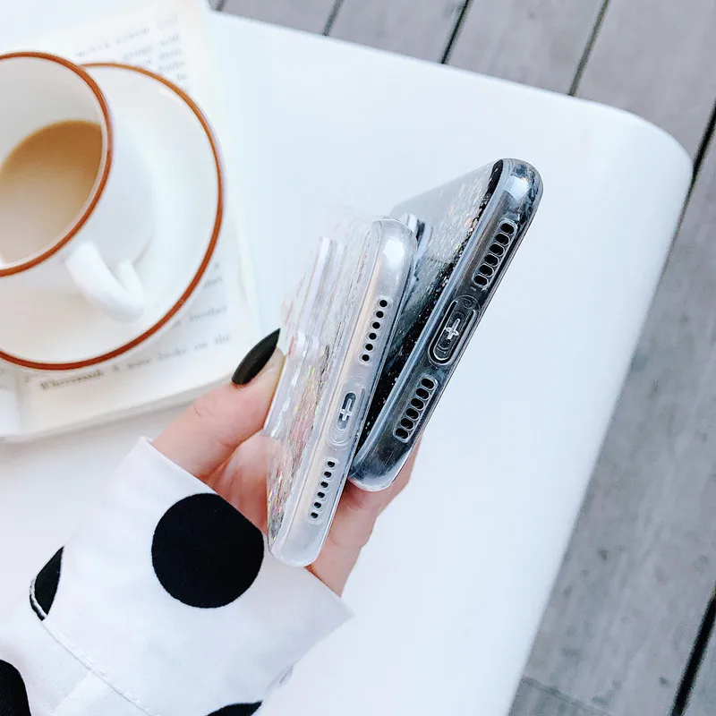 Милый встряхивающийся чехол для телефона с рождественской елкой samsung A6 A8 Plus A7 J5 J7