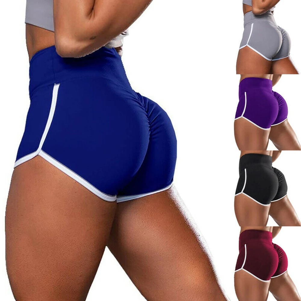 

Sexy Women Sports High Waist Shorts Athletic Gym Workout Fitness Yoga Leggings Briefs Athletic Breathable Skinny Shorts