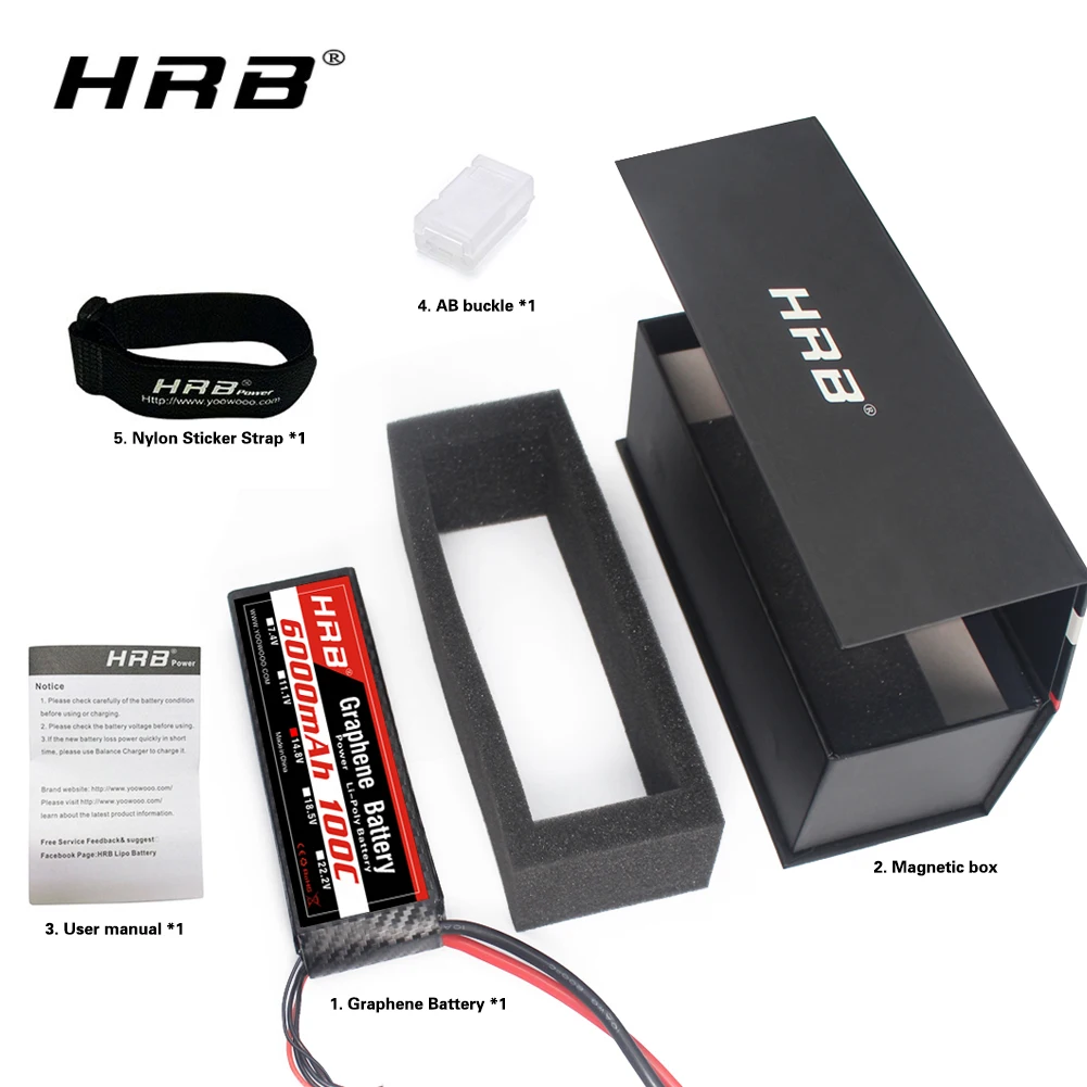 2 шт. графеновая литий-полимерная батарея 14 8 в 6000 мАч с разъемом EC5 для