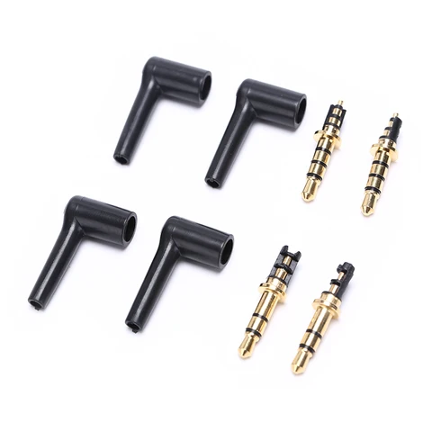 HUXUAN 3.5mm  черный аудио штекер