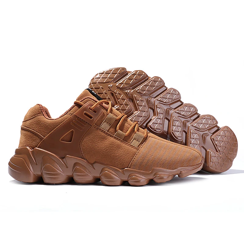 Non-Slip Male Suede Sneakers Men Casual Shoes Walking Driving Shoe Outdoor Flat Comfortable Lightweight Breathable For Man | Обувь