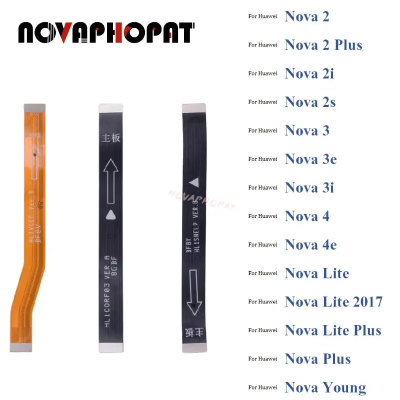 Материнская плата ЖК-дисплей разъем гибкий кабель лента для Huawei Nova 2 2i 2s 3 3E 3i 4 4e 5 5i
