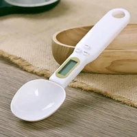 500g0 1g portable lcd digital kitchen scale measuring spoon gram electronic spoon weight volumn food scale new high quality