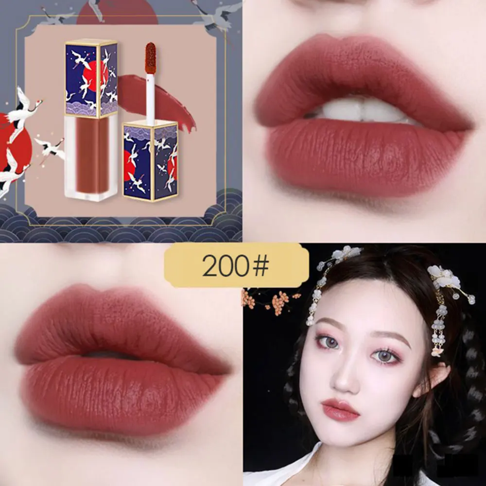 Матовая жидкая губная помада в китайском стиле запрещенный город стойкая