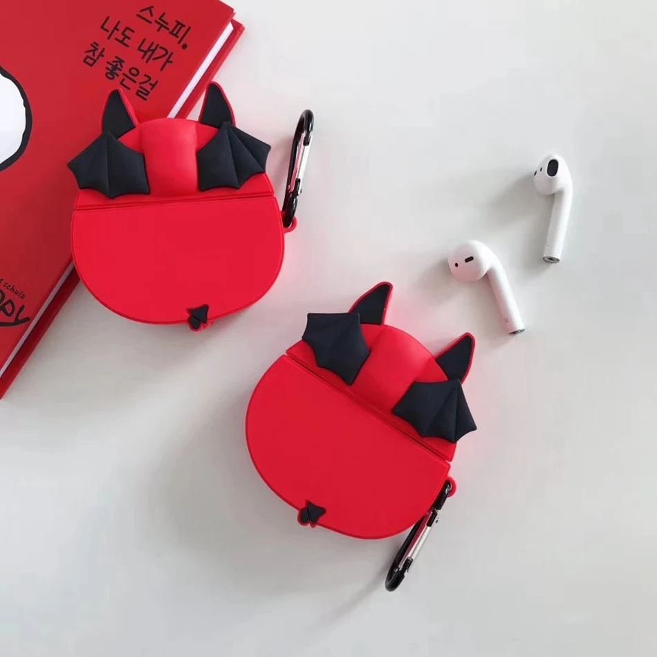 3D чехол для наушников для Airpods Pro Чехол Силиконовый Медведь Кролик поросенок Мультяшные наушники/Earpods чехол для Apple Air pods Pro 3 чехол кошка