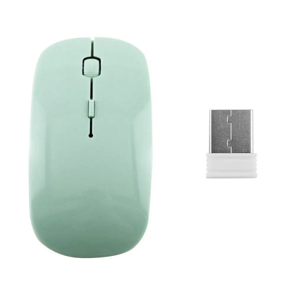 

2.4GHz Wireless Optical Mouse Gaming Computer Mouse Ergonomic Mause 4 Button Ultra-Thin Stylish Mouse for PC Laptop