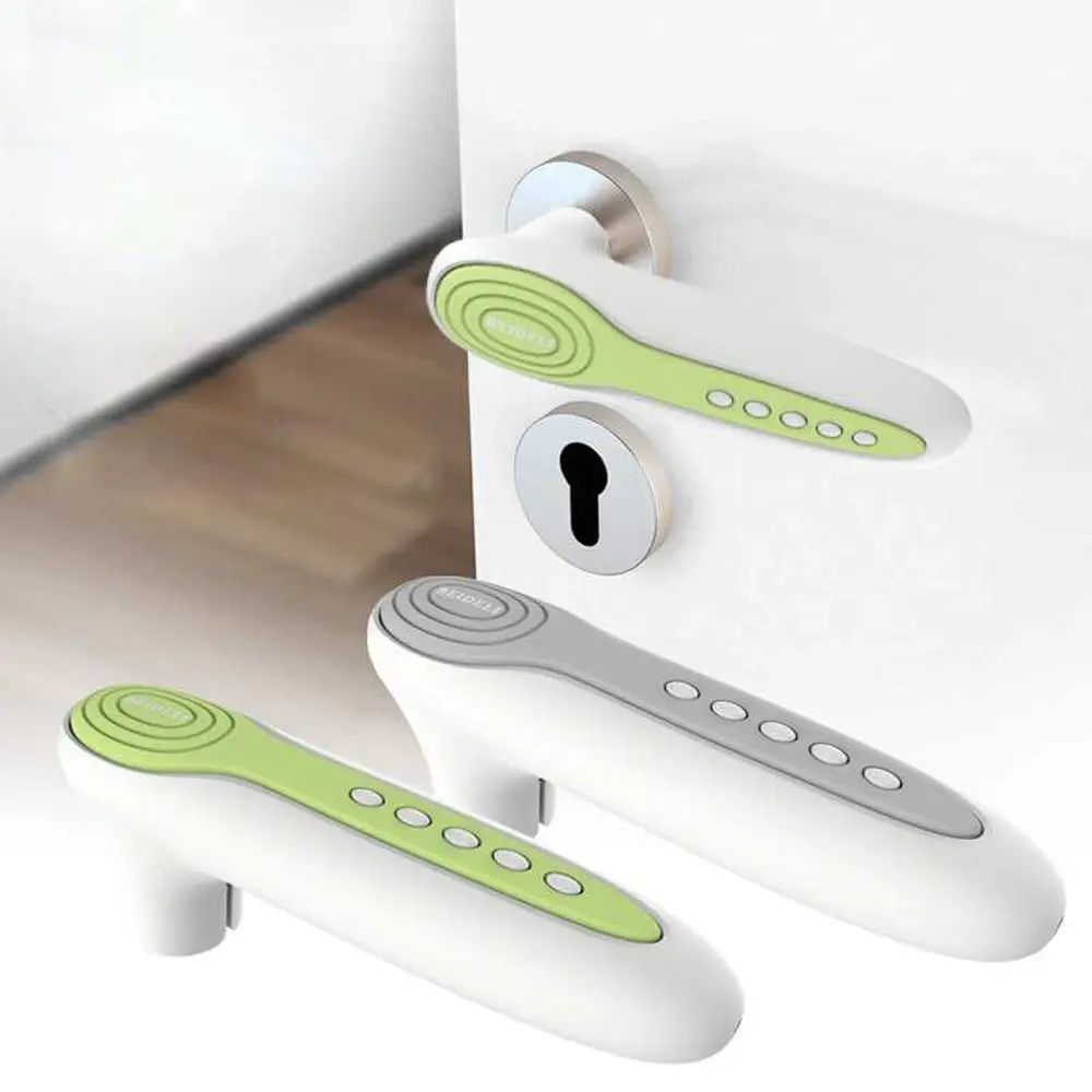 

Kid Baby Home Safety Protector Silicone Door Handle Protector Cover Anti Collision Static Door Handle Knob Cover Guard
