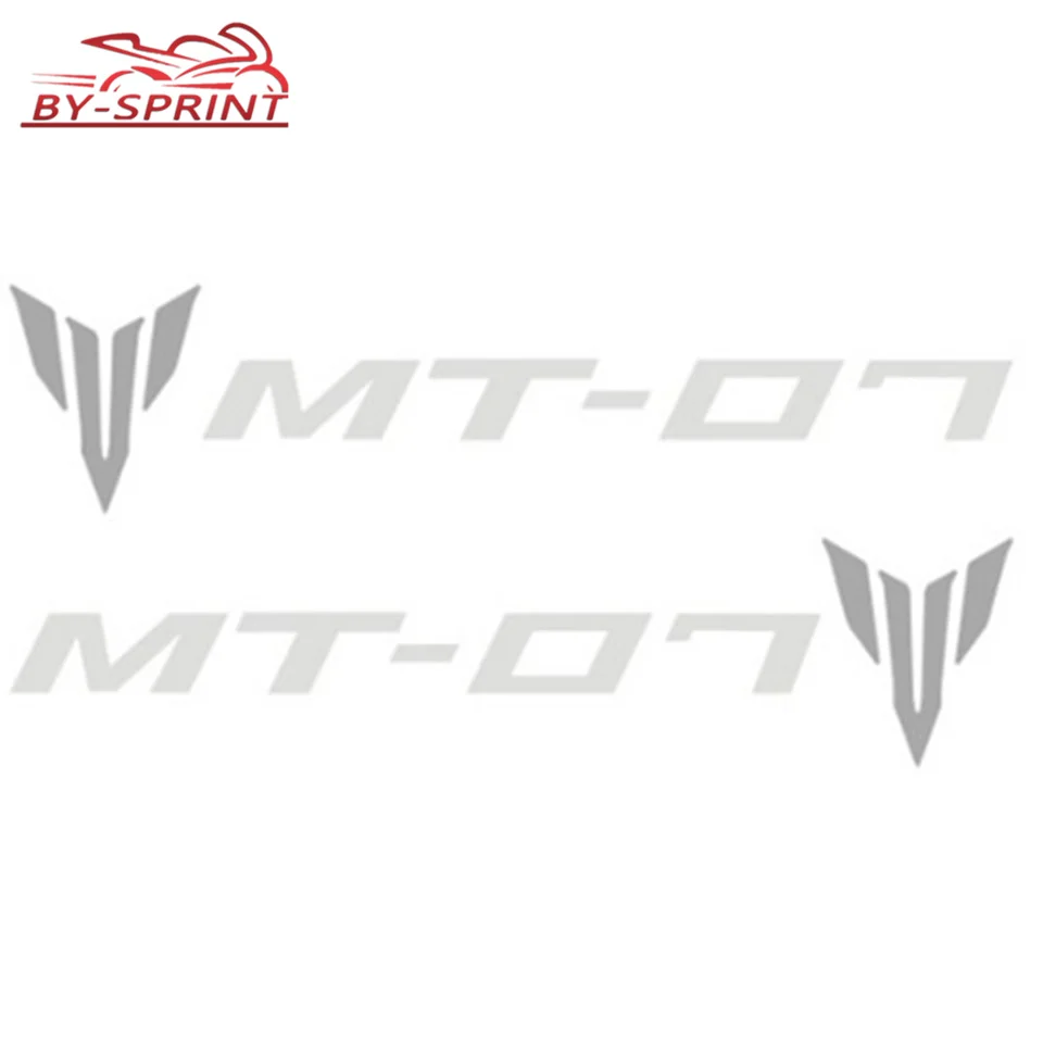 2 X украшения для мотоцикла универсальные наклейки эмблемы YAMAHA MT 07 MT07 mt 07|Наклейки