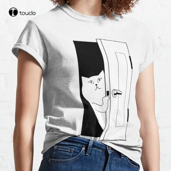

Who'S There Classic T-Shirt Custom Aldult Teen Unisex Digital Printing Tee Shirt Fashion Funny New Xs-5Xl