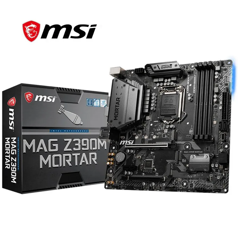 Материнская плата для MSI MAG Z390M материнская LGA 1151 DDR4 Intel Z390 настольного компьютера