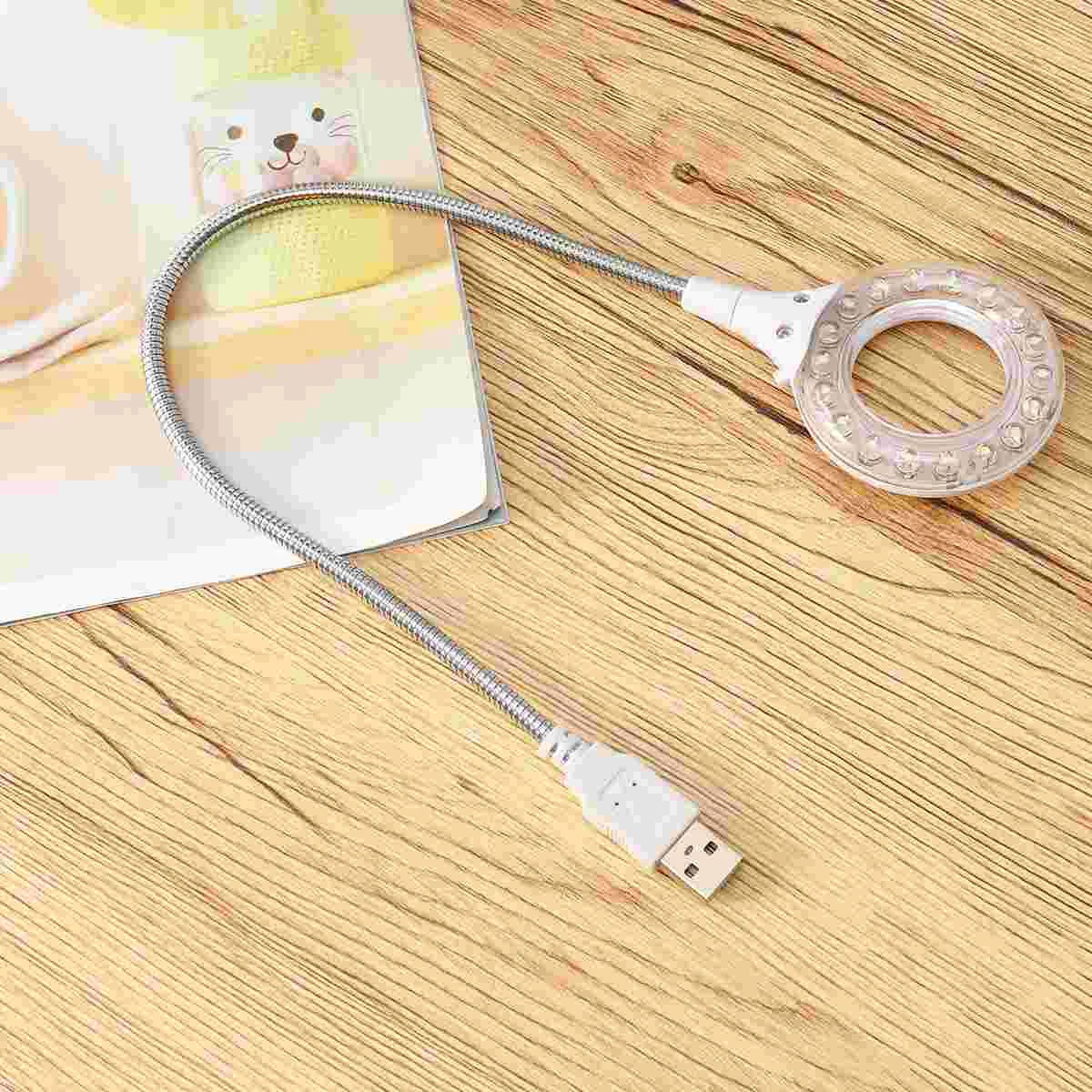 

1 шт. Гибкая USB 18 светодиодсветильник лампа Регулируемая лампа для чтения портативная Ночная лампа для ПК ноутбука компьютера с