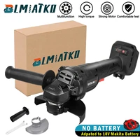 18v 125mm brushless cordless impact angle grinder variable speed for makita battery diy power tool cutting machine polisher