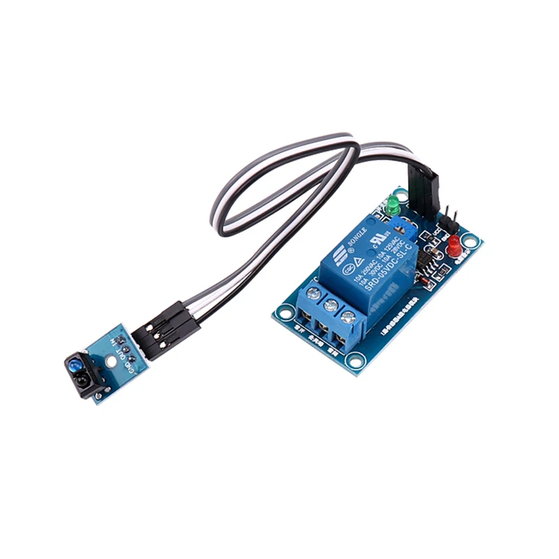 

Sindax DC5V 0-20s TCRT5000 1CH Infrared Sensor Relay Module Green
