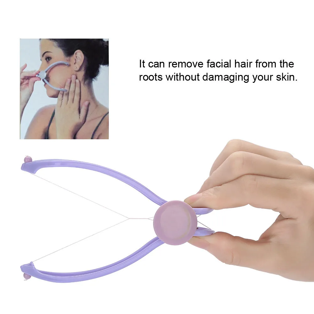 

Lady Removal Epilator Portable Mini Facial Hair Remover Spring Threading Face Defeatherer Cheeks Eyebrow DIY Makeup Beauty Tools
