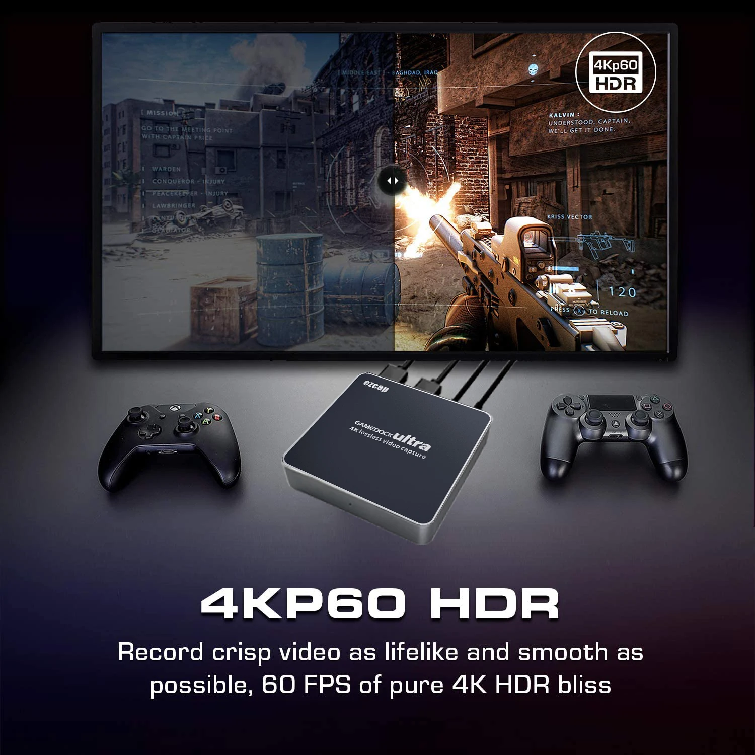 Карта видеозахвата EZCAP 320 B Real 4K HDR 1080P120FPS HD к USB3.1 Тип C запись прямой трансляции для