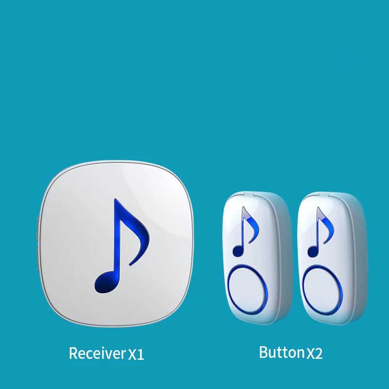 Беспроводной дверной звонок HTZSAFE с дальностью действия 350 м водонепроницаемый
