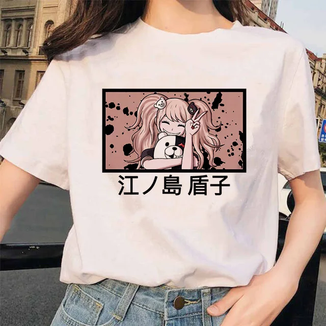 

Danganronpa T Shirt Unisex Ouma Kokichi Graphic Tees Men/women Kawaii Nagito Komaeda Summer Tops Anime Harajuku T-shirt Male