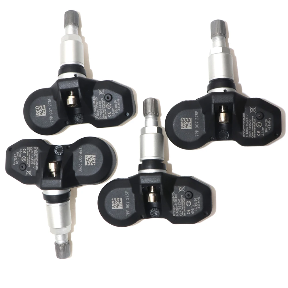 

4Pcs /Set Tire Pressure Sensors TPMS 433MHz 7PP907275F For Audi A4 A6 A8 Q7 R8 RS4 S6 S8 For Porsche Cayman Cayenne Boxster