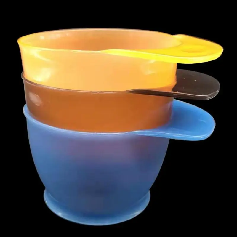 Пластиковая краска для волос цветная миска смешивания миски салонов