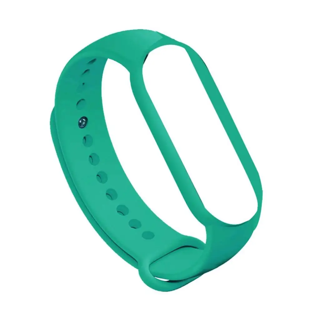 Ремешок для браслета Xiaomi Mi Band 5 цветные ремешки Аксессуары сменный силиконовый