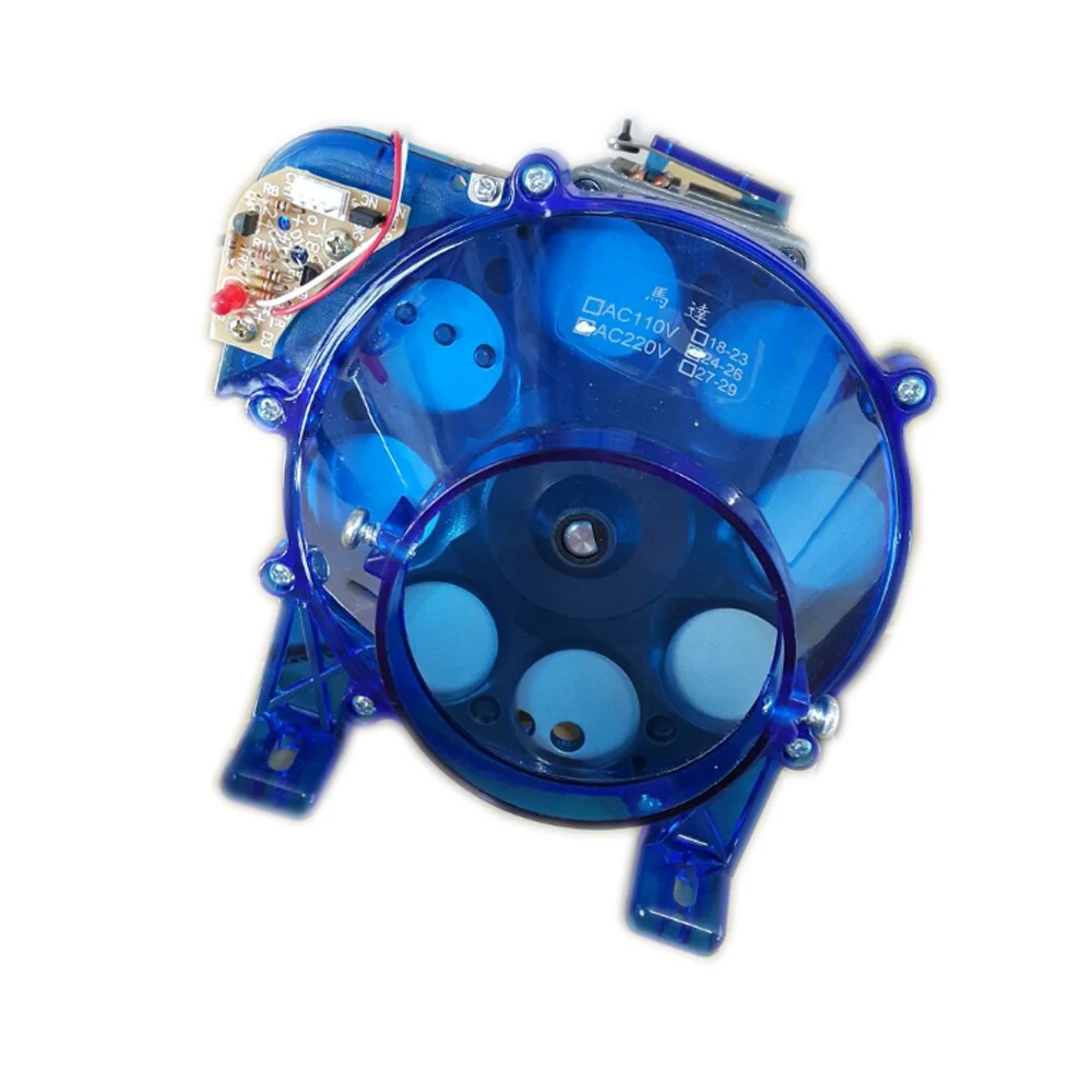 

Blue plastic vending machine coin hopper