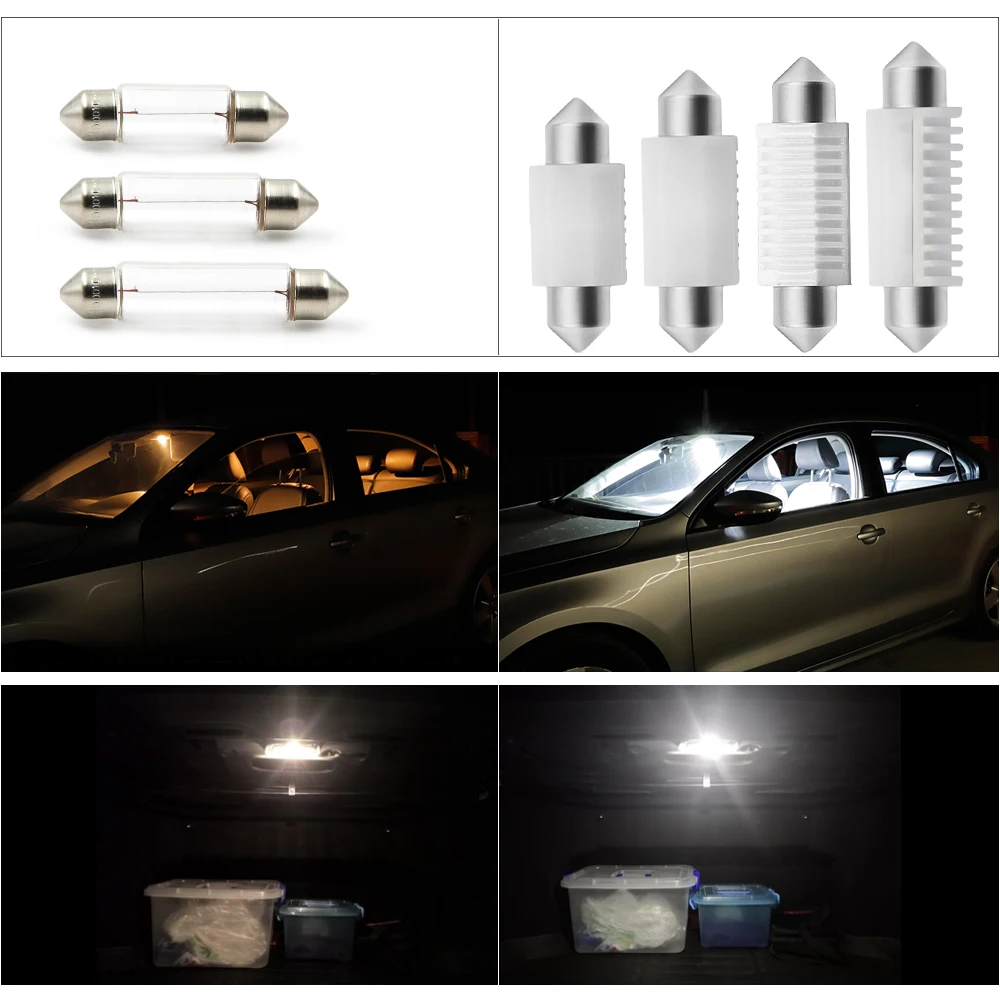 2 шт. C5W 36 мм номер лампы для Mercedes-Benz CLK CLS GLK350 GLK300 C63 C180 C200 C230 C260 C280 C300 C350 номерные
