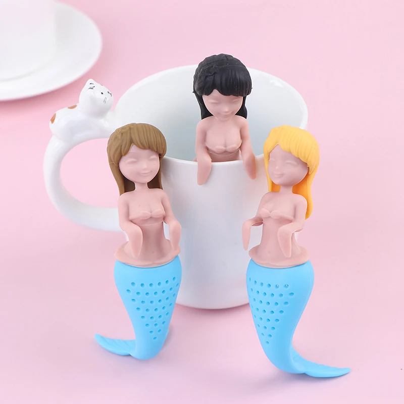 Силиконовый пакетик для чая русалка многоразовый сито с фильтром ложка