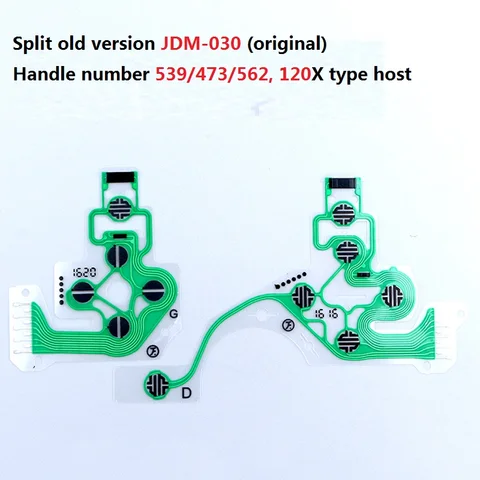 10 шт./компл. проводящая пленка для PS4 Dualshock 4 DS4 PRO, тонкая проводящая пленка для контроллера, гибкий кабель для клавиатуры JDM 011 030 040 055