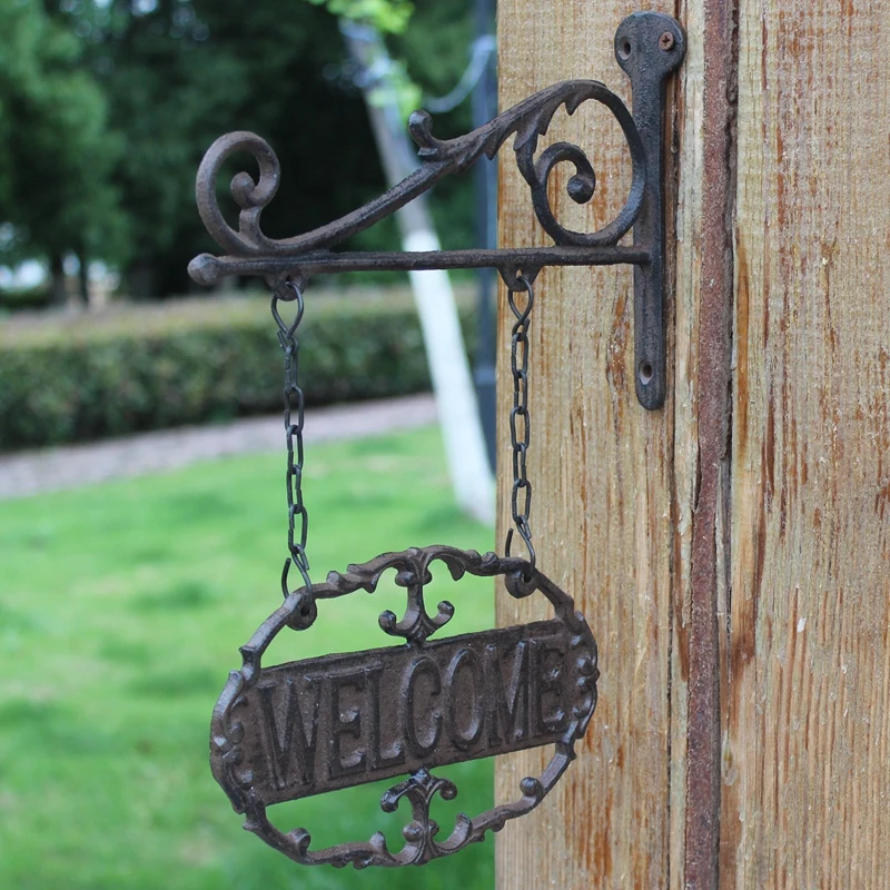Европейский стиль промышленный ретро ностальгический чугунный двор украшение