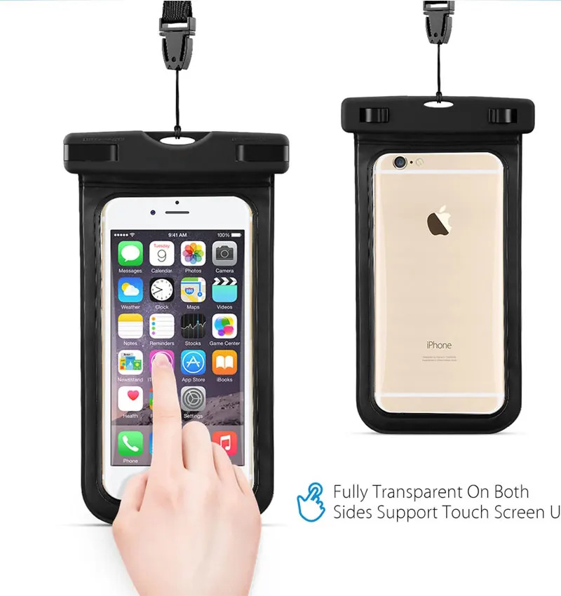 10 шт./лот водонепроницаемая сумка со светящимся подводным чехлом чехол для