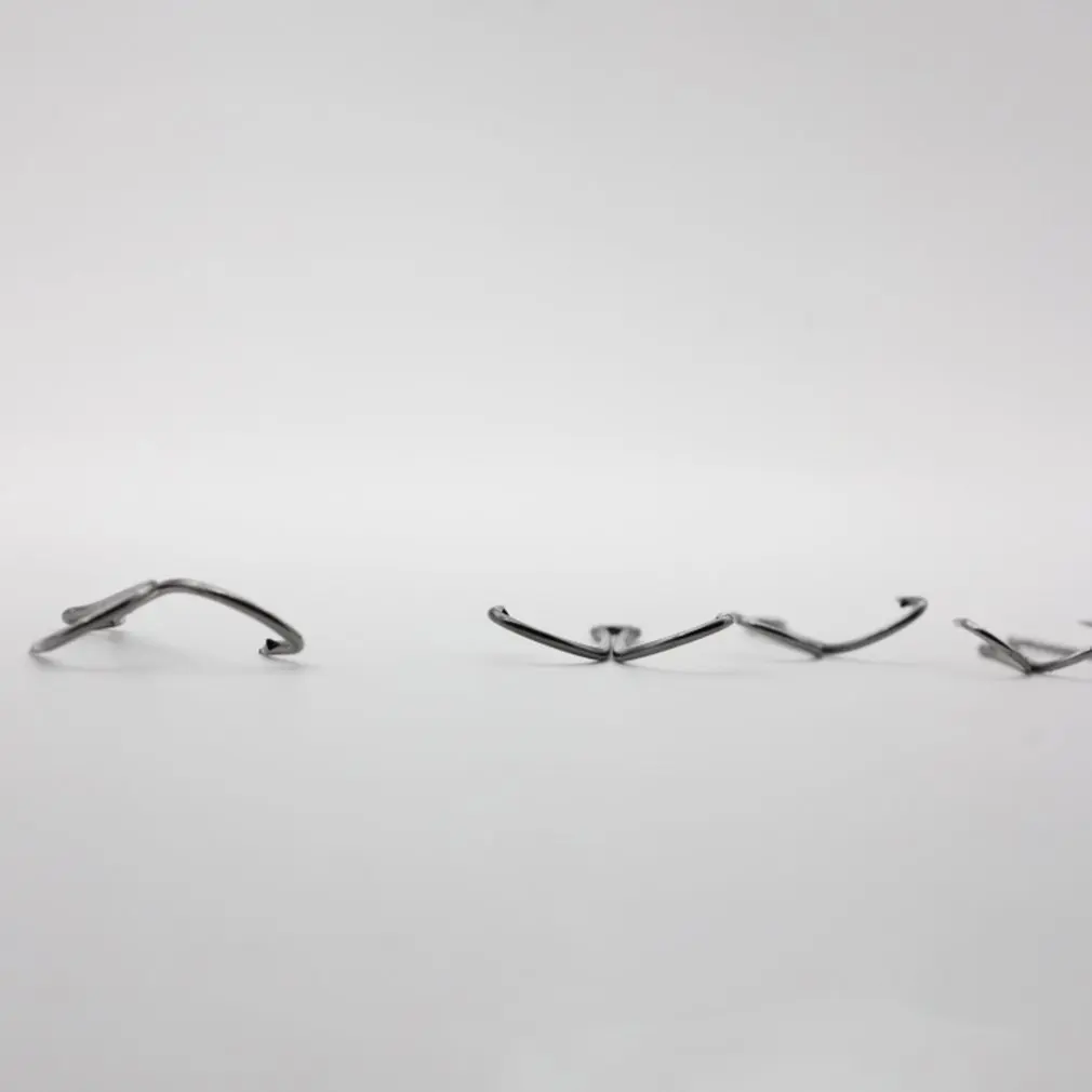 20PCS/SET Durable Use Carbon Steel Fishing Hooks Crank Hook Fly Tying Double Hook For Lure Outdoor Fishing Accessories