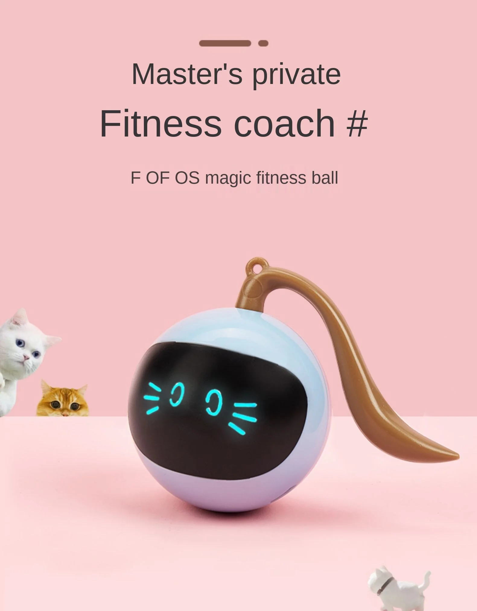 

Cy Cat Toy Pet Electric Intelligent Funny Cat Magic Ball Artifact Self-Hi Relieving Stuffy Cat Teaser