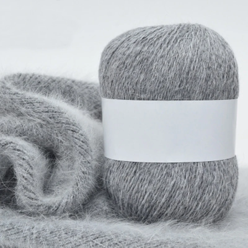 Мохеровая пряжа для вязания крючком Детская шерстяная свитера носков 50 г/рулон |