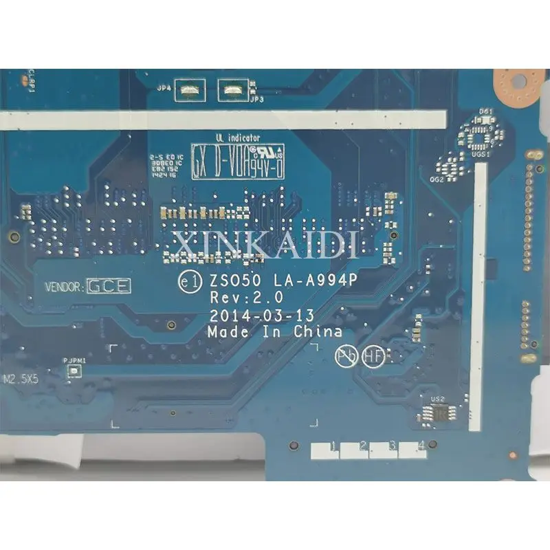 

High quality For HP 15-R 15T-R 15-s 788289-501 788289-001 laptop motherboard ZS050 LA-A994P w/SR1YJ N2840 CPU 100% fully tested
