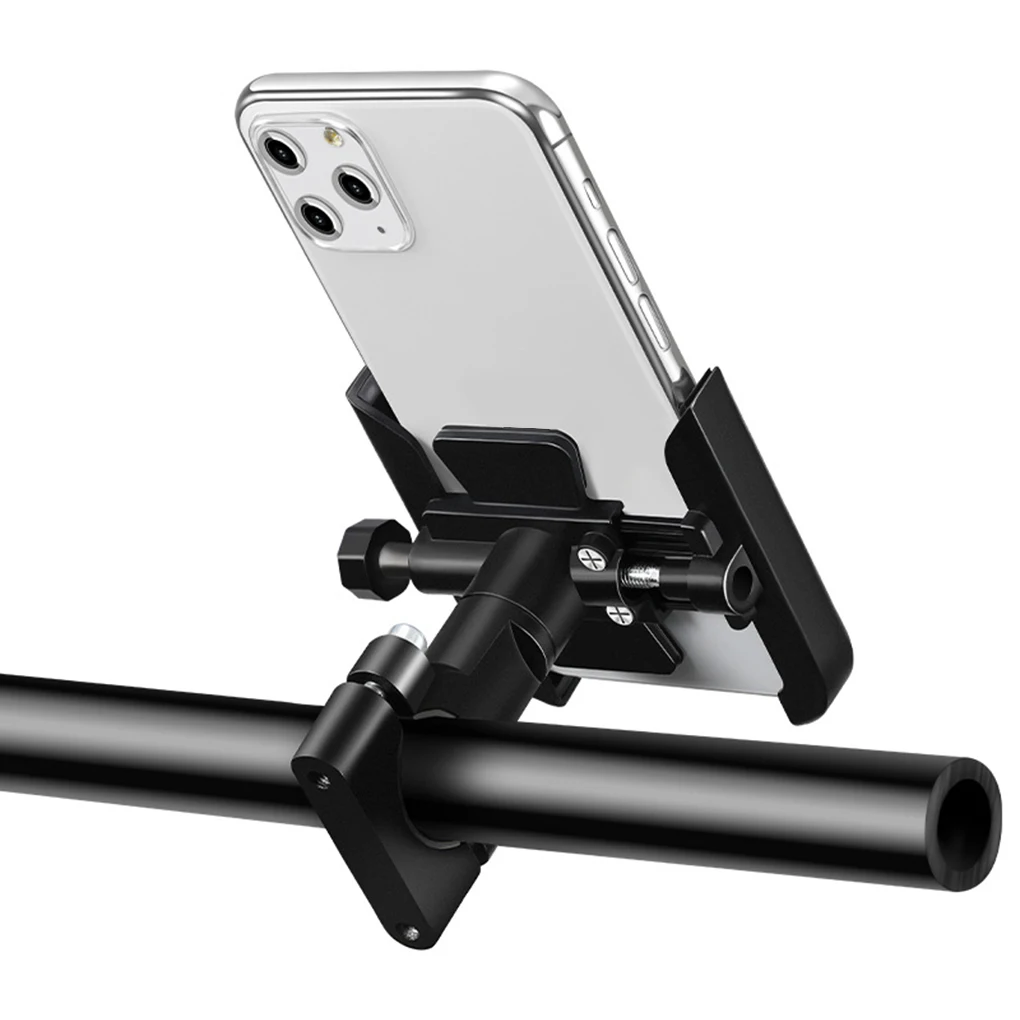

Universal Motor Bike Bicycle Aluminum Alloy Cell Phone Holder Phone 360 Degrees CNC Rotation Support Bracket Stand for phone