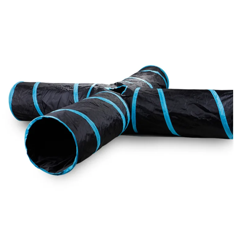 

Cat sound paper four-way cat tunnel easy to store cat toys channel foldable pet toys