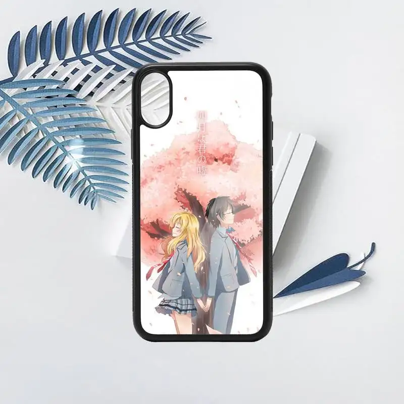 

Japanese Anime Your Lie in April Phone Case TPU For iPhone X XR XS 11 12 mini Pro MAX 6 6S 7 8 Plus SE 2020