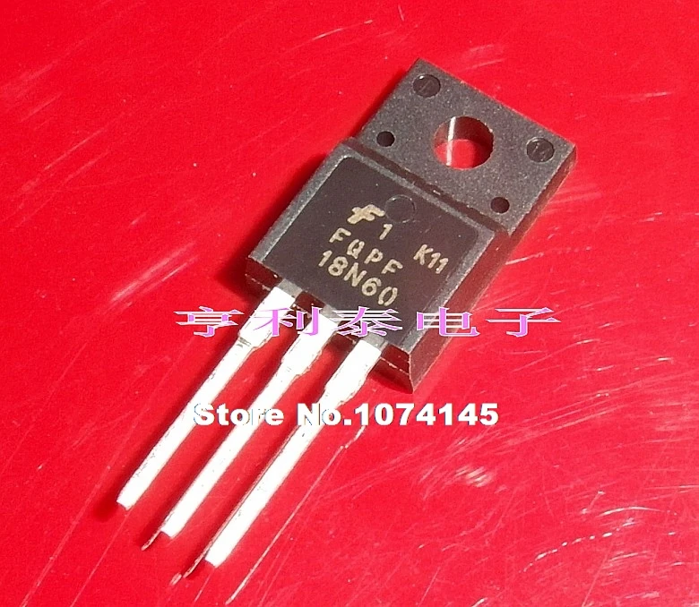 

10pcs/lot FQPF18N60 FQPF18N60C 18NM60N 18N60