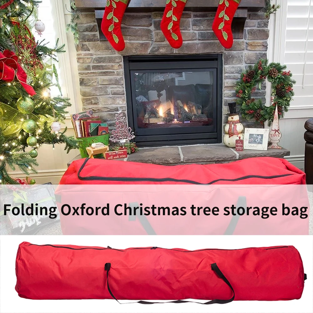 Сумка для хранения рождественской елки в форме цилиндра водонепроницаемая