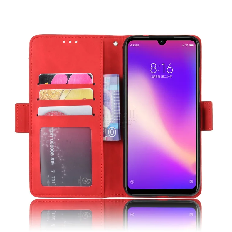 Чехол-Кошелек для Xiaomi Redmi 7, Магнитный чехол-книжка для Redmi Note 7, роскошный кожаный чехол для мобильного телефона