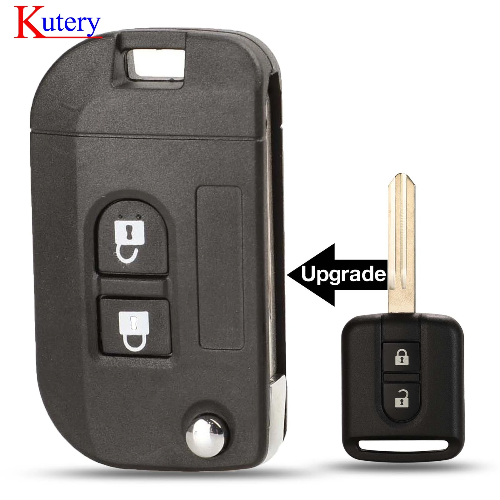 Kutery обновленный чехол для ключей NISSAN Cabstar F24M Micra K12 Navara D40M Note E11 NV200 M20M Patrol Y61 Qashqai