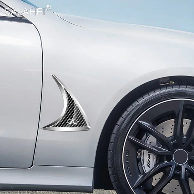 

2PCS 3D Car Body Sticker Decoration Window For Infiniti Q50 Q50L Q30 Q70 G25 QX60 QX70 FX35 FX37 Auto Styling Modification Decal