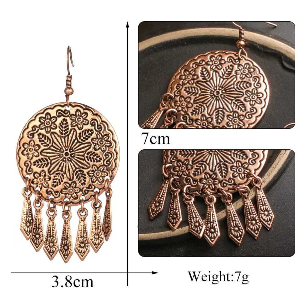 Женские винтажные серьги подвески под старину вечерние висячие цвета розового