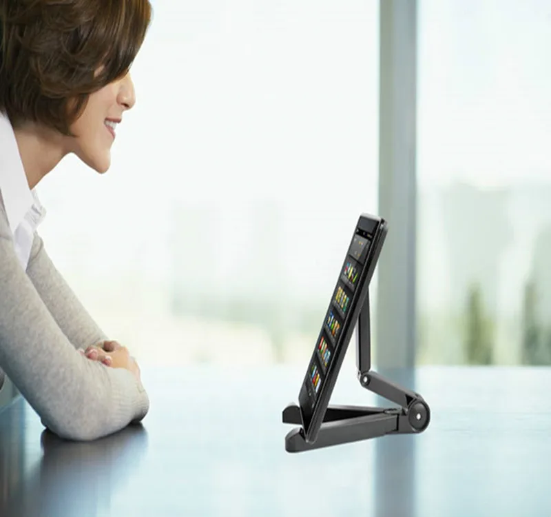 

Universal Creative Desktop Folding Bracket Mobile Phone Holder & Stands Phone Stand for Mobile Phone for Iphone Xiaomi Tablet