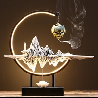 backflow incense burner household personalized hanging indoor incense creative zen sandalwood agarwood tea ceremony