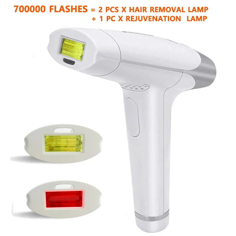 Extra Lamp Included Vancostar 2 в 1 IPL Машинка для удаления волос T009 лазерный эпилятор удаление волос Перманентный Триммер бикини - Цвет: Extra Lamp Included
