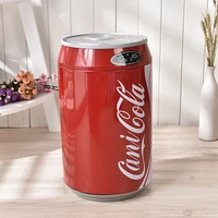 joylove stainless steel round cola cans fashion household living room automatic induction electronic smart trash can